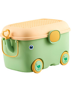 Ящик Корзина Контейнер для хранения игрушек Слон 52 литра (зеленый, 61х40х36,5 см) Star Friend