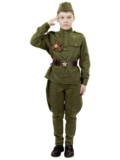 Карнавальный костюм Batik 2164 к-22 Солдат, мультиколор, 146 Батик