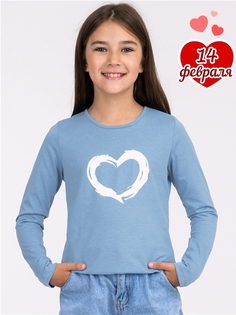 Лонгслив детский Апрель 1ДДЛД3569001, голубой, 140