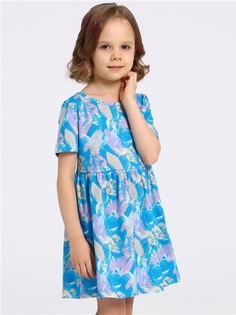 Платье детское Апрель 1ДПК3998001н, голубой, 104.