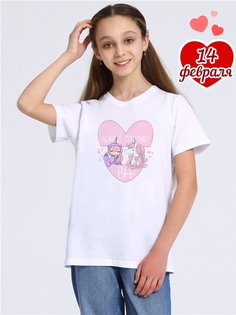 Футболка детская Апрель 1ДДФК4183001, белый, 152