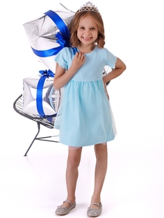 Платье детское Апрель 350дев023сД1, светло-голубой109, 98