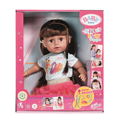 Интерактивная кукла Zapf Creation Cестричка Брюнетка 43 см
