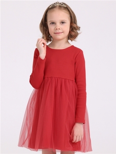Платье детское Апрель 288дев023Д1Р, красный91, 92