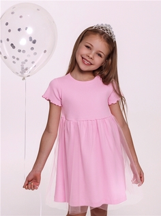Платье детское Апрель 350дев023Д1Р, светло-розовый14, 98