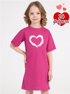 Платье детское Апрель 1ДПК4283001, розовый, размер 128