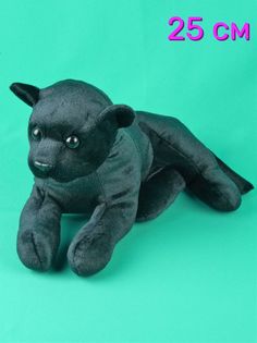 Мягкая игрушка АКИМБО КИТ Черная Пантера реалистичный 25 см Мэри Море