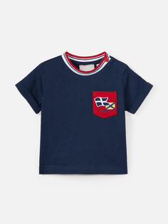 Футболка Chicco для мальчиков, синяя, размер 74, 9033528000000