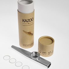 Музыкальный инструмент Казу KAZOO DR SOUND KZM-1-silver (серебристая)