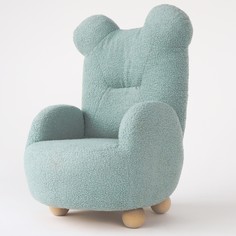Игровое детское Кресло мягкое - мишка SIMBA Mint пастэльно зеленое