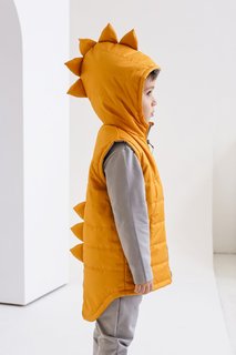 Жилет детский Minidino М010-128, горчица, 128