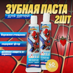 Зубная паста детская с фтором Crest, Человек паук, 2 шт, клубника