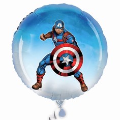 Шар фольгированный "Капитан Америка", Мстители Marvel
