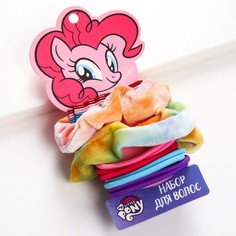 Набор аксессуаров для волос: 8 невидимкок и 10 резинок "Пинки пай", My Little Pony Hasbro