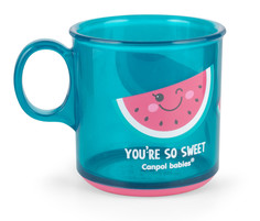 Чашка CANPOL babies So Cool с антискользящим покрытием дна, 170мл, бирюзовая