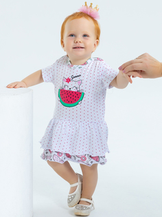 Боди для девочек КотМарКот 925241463 цв. белый р. 68