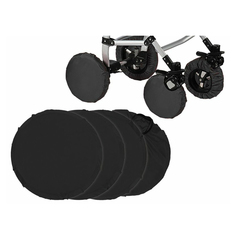 Чехлы для колес Roxy-kids для коляски черные 4 шт