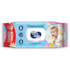 Салфетки влажные детские Ultra Fresh Baby 120 шт