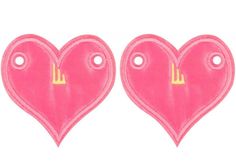 Аксессуары для кед крылья усы Awareness Baby Pink Heart Lace 10116 розовые Shwings