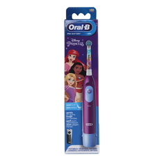 Электрическая зубная щетка Oral-B Pro Battery Extra Soft Принцессы на батарейках, 3+
