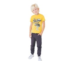 Футболка детская CROCKID КР 300940 желтый 140