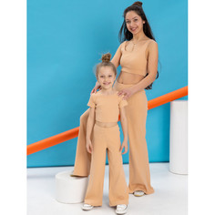 Брюки детские КотМарКот 53373 бежевый 134