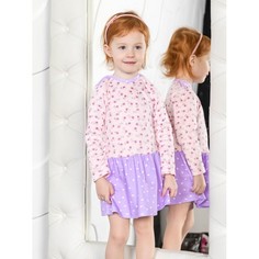Платье детское КотМарКот 2000122 фиолетовый 68