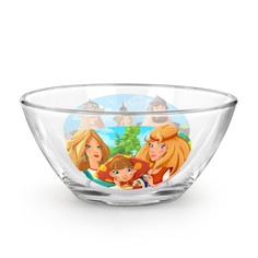 Салатник ND Play Три Богатыря, Дизайн 2, 13 см, стекло