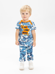 Футболка детская для мальчиков КотМарКот 431122125 Цвет синий размер 74