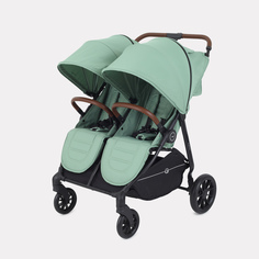 Коляска детская прогулочная для двойни RANT Twinny RA151 Wild green РАНТ
