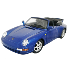 Porsche 911 Carrera Cabriolet коллекционная модель автомобиля Bburago 18-22080 blue