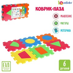 IQ-ZABIAKA Коврик-пазл «Изучаем фигуры»