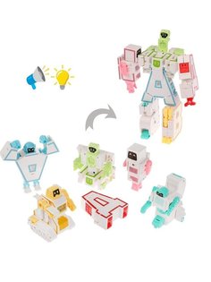 Игровой набор Наша игрушка Трансформер Буква-робот D622H091