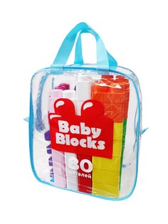 Конструктор Десятое Королевство пластиковый Baby Blocks 80 дет 04908