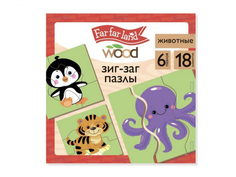 Пазлы Десятое Королевство Зиг-заг Животные 18 эл Far far land Wood 04650ДК