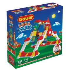 Конструктор Bauer Luna Park Аттракцион Огненный Дракон, 184 эл 982 Бауэр