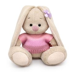 Мягкая игрушка Зайка Ми Принцесса в нежно-розовом свитере, 15 см Budi Basa