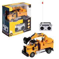 Машинка 1toy Горстрой экскаватор р/у 1:64 свет