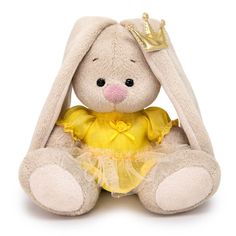 Мягкая игрушка Зайка Ми Принцесса золотой звездочки, 15 см Budi Basa