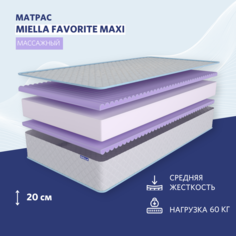 Матрас детский в кроватку Miella Favorite Maxi анатомический матрас 70x160 см