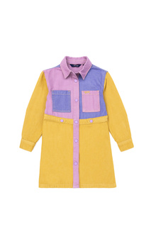 Платье US Polo Assn G084SZ0DE0LIZAKIDS23K_VR139_7_8, сиреневый-желтый, 122-128