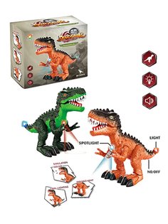 Интерактивная игрушка Наша игрушка Динозавр, свет, звук в ассортименте 66638A