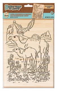 Набор для выжигания Десятое Королевство Доска для выжигания Пустынный край А4, 1 шт 04954