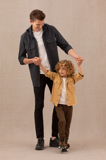 Сорочка US Polo Assn G083SZ0040DESPIAKIDS_VR085_9_10, бежевый, 134-140