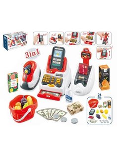 Игровой набор Мой магазин, свет, звук, в комплекте 27 предметов Наша Игрушка