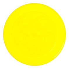 ТехноК Летающая тарелка, 23x23x2,7 см, цвет жёлтый + мел в подарок