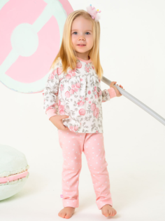 Брюки детские для девочек КотМарКот 5030328 Цвет розовый размер 86