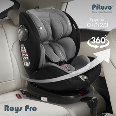 Автокресло Pituso Roys Pro 0-36 кг Black Черный