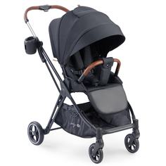 Коляска прогулочная детская Happy Baby Luna jet black, 6м+