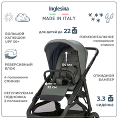 Прогулочная коляска Inglesina Aptica XT New, TAIGA GREEN